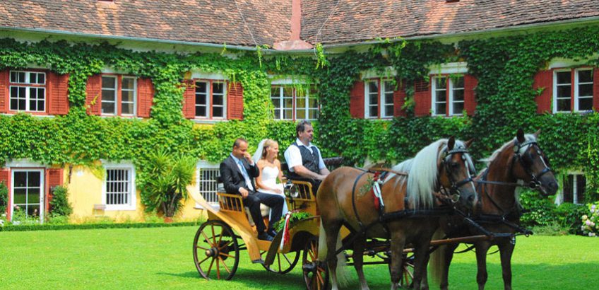 Schlosshof – Mittelpunkt im Schloss Ottersbach