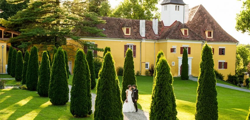 Das Schloss Ottersbach zu jeder Jahreszeit