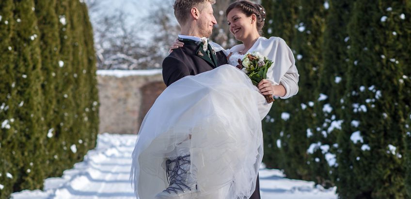 Winterhochzeit im Schloss